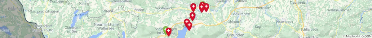 Map view for Pharmacies emergency services nearby Schörfling am Attersee (Vöcklabruck, Oberösterreich)